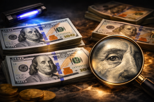 روش‌های تشخیص دلار اصل از تقلبی (راهنمای کامل بررسی اسکناس دلار آمریکا)