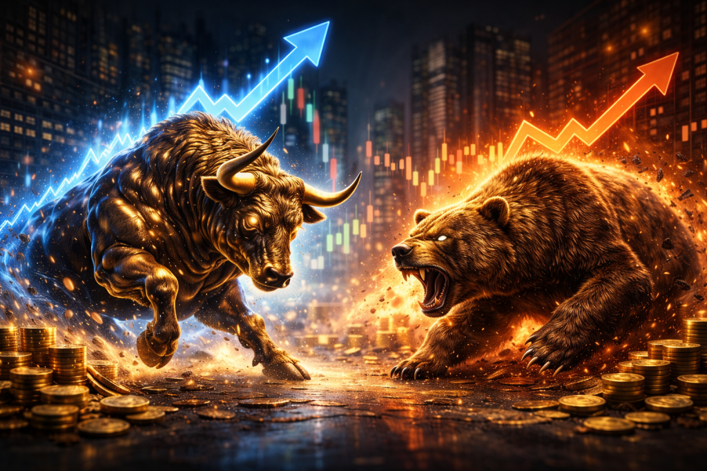 بازار گاوی مقابل خرسی